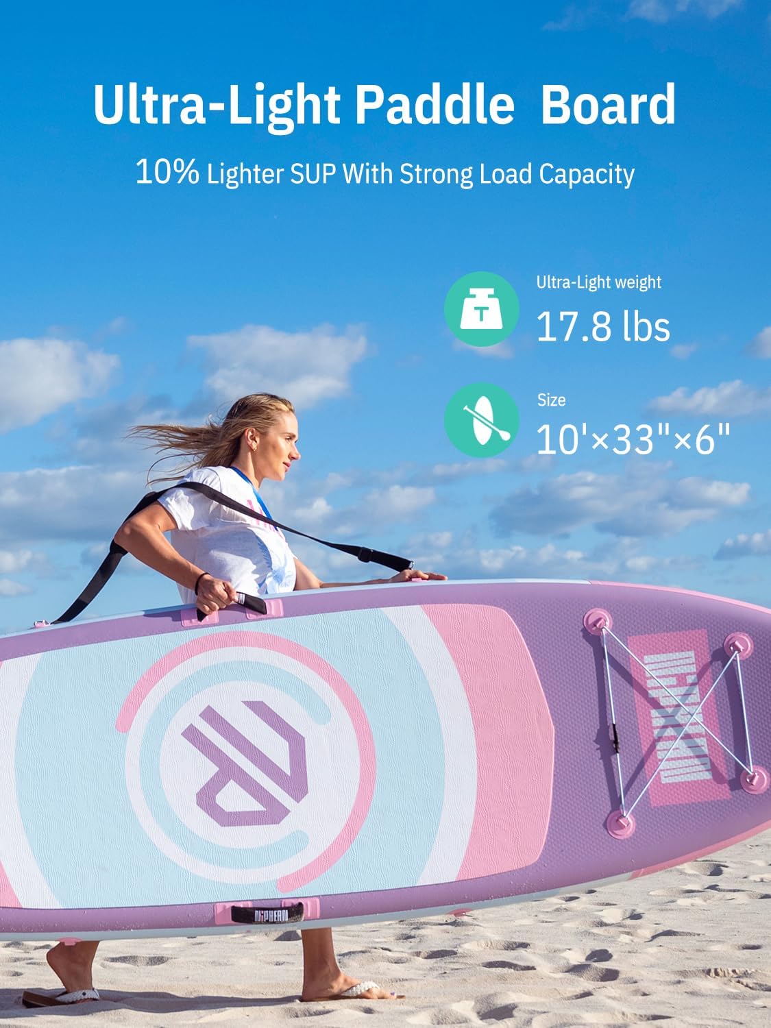 Tabla remo inflable 10' con aleta StabilTrac