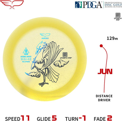 Disco golf Phoenix Star PDGA 5.82-6.17oz para aire libre