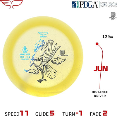 Disco golf Phoenix Star PDGA 5.82-6.17oz para aire libre