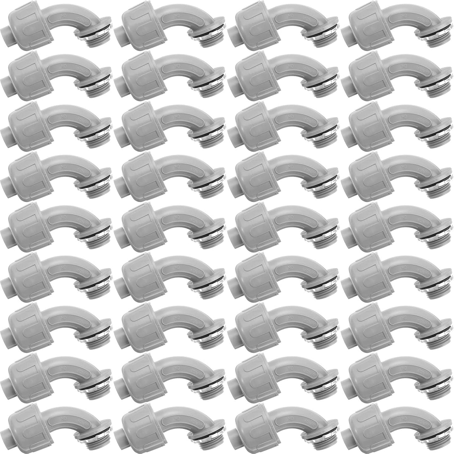Conector hermético PVC 90 grados para hogar cocina baño