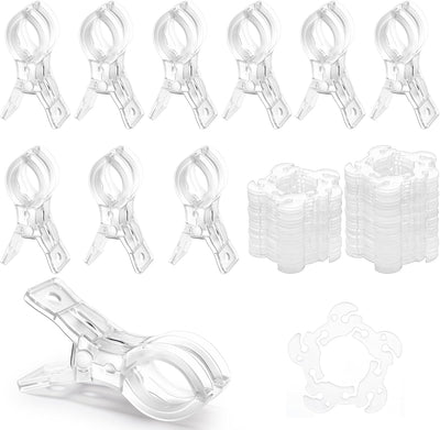 Abrazaderas resorte 3.5pulg clips plástico decoración
