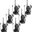 Walkie Talkies 888S recargables 16 canales con auriculares