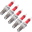5 Bujías 3 Electrodos para Generador Tractor GX120-340