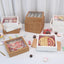 Cajas panadería marrón con ventana 12pzas 9x9x2.5pulg