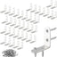 Soporte esquina acero inox set 40 pzas 90 grados