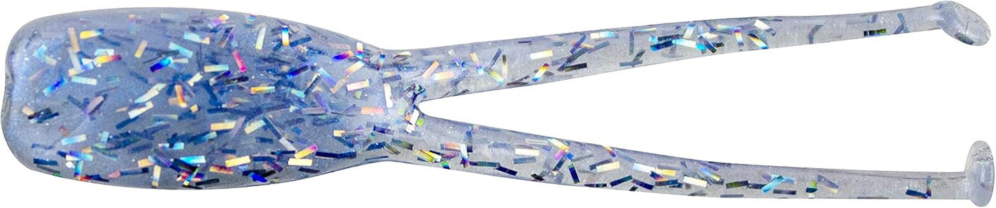 Señuelo plástico cangrejos 2.5pulg paquete 12 azul