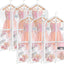 Bolsas PVC transparente 40" 6 Pzas con bolsillos