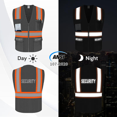 Chaleco seguridad Hi Vis malla alta visibilidad con reflectantes