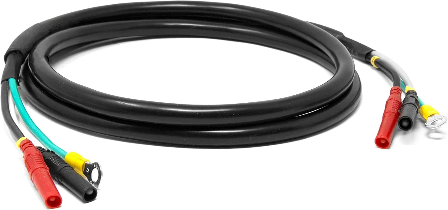 Cable paralelo 25A 3000W para generadores inversores Negro
