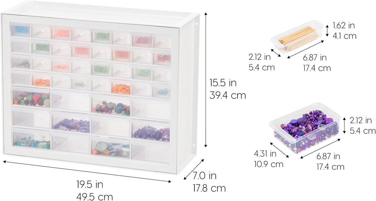Organiz. herramientas 44 cajones para tornillos y hardware