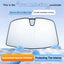 Parasol plegable para Honda CRV poliéster UV