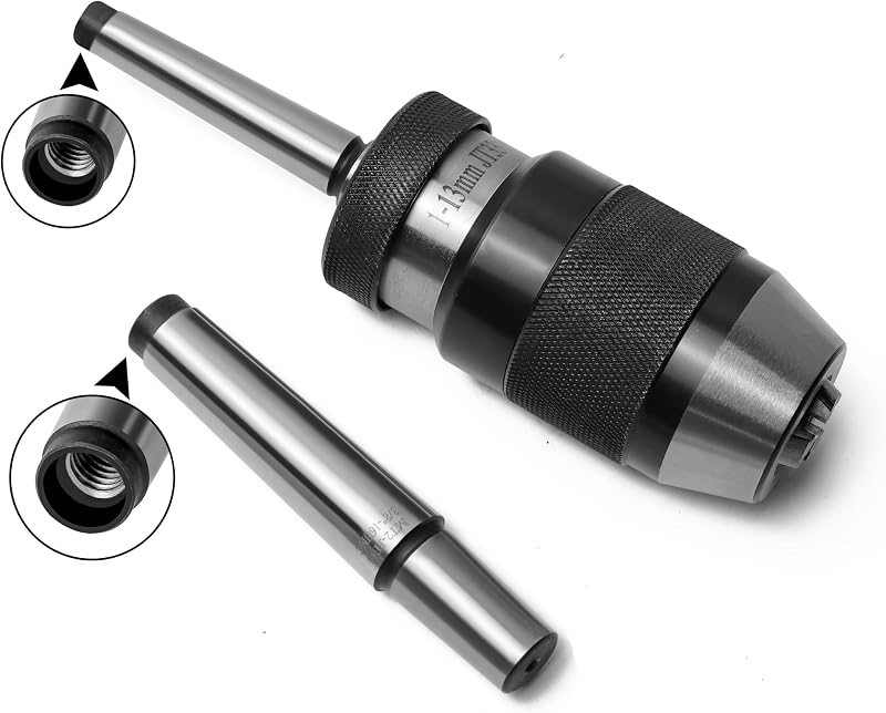 Portabrocas sin llave 1/2pulg JT33-MT2 y JT33-MT1