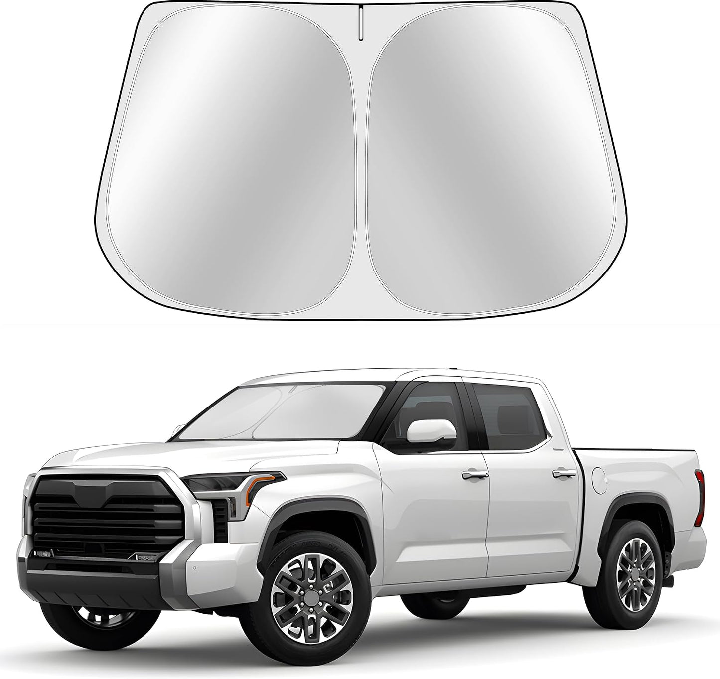 Parasol ajustable Toyota Tundra 22-25 tela reflectante