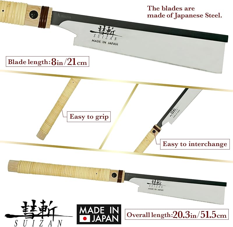 Sierra cola milano 8" corte transversal sierra mano japonesa