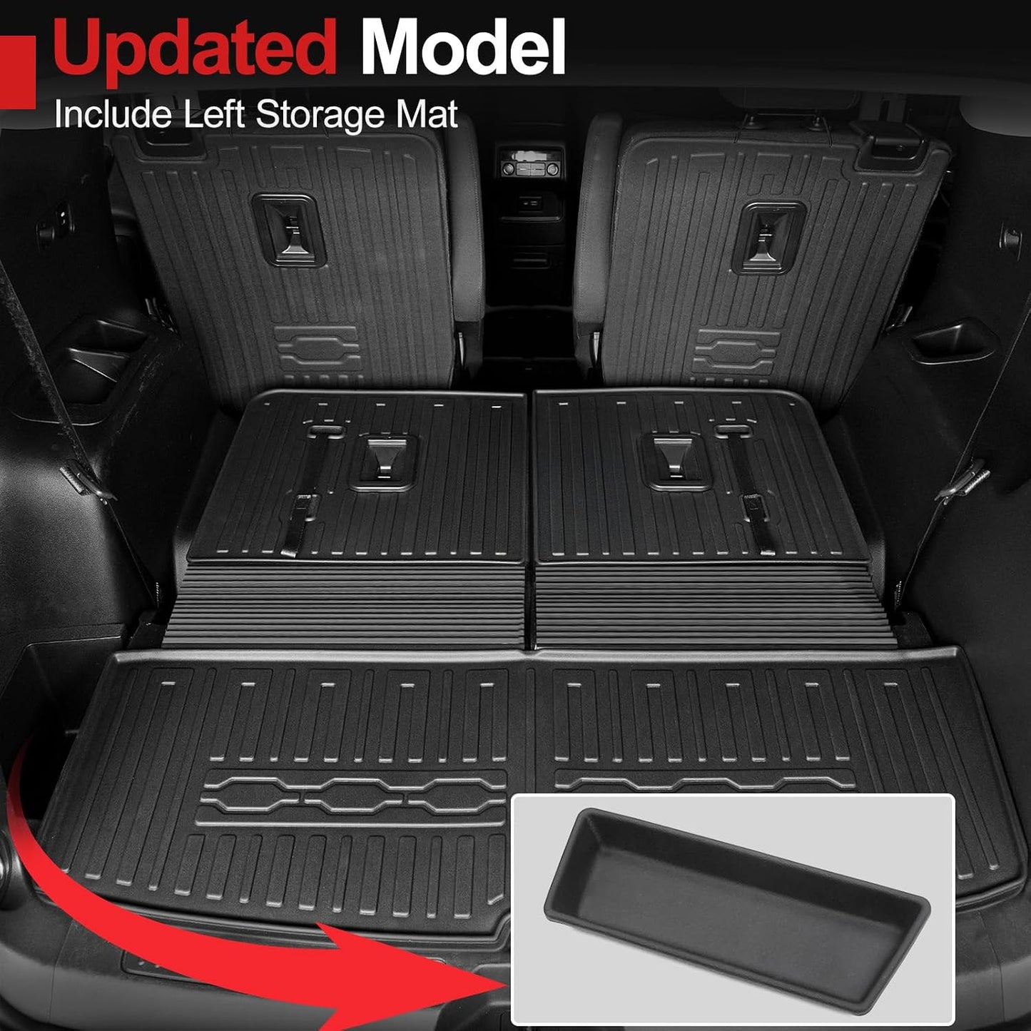 Tapete carga TPE negro para GMC Acadia 2017-23