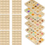 Pack 12 organizadores aretes terciopelo apilable