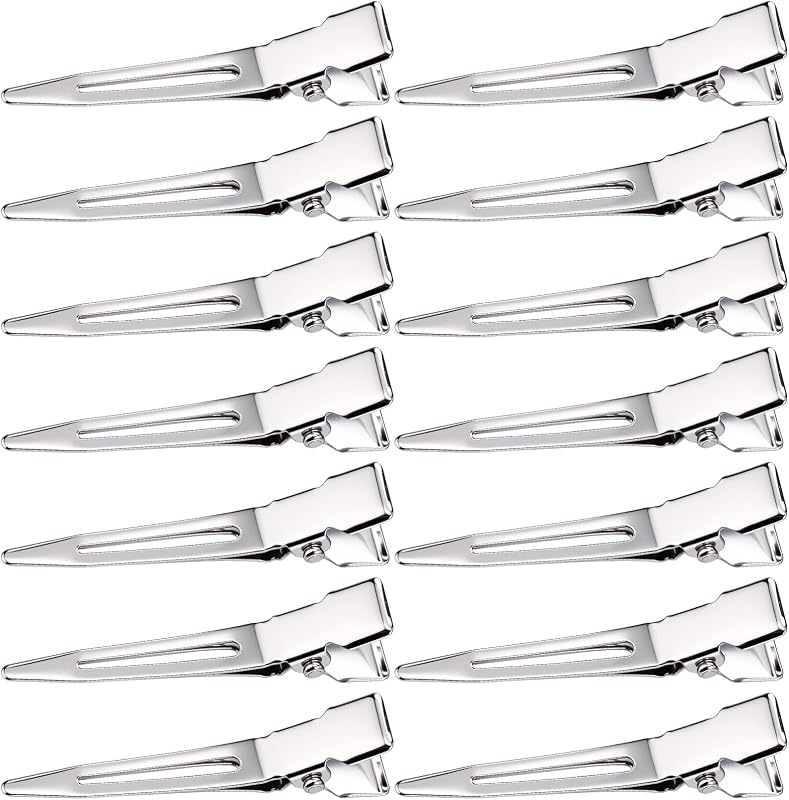 Pinzas pelo una punta 1.75pulg set 50 metal duradero bloqueo rastas