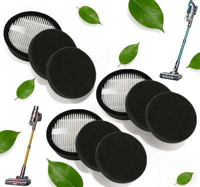 Kit 9 filtros HEPA repuesto aspiradora Acevac11