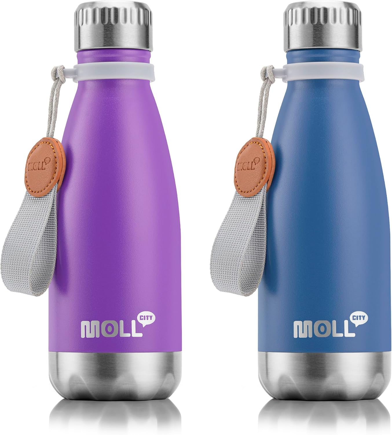 Botella agua acero inox 12oz doble pared para niños