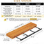 2 Soportes Flotantes Metal Ocultos para Estantes 40x8"