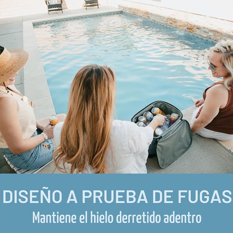 Hielera plegable 30 latas correa hombro para viajes