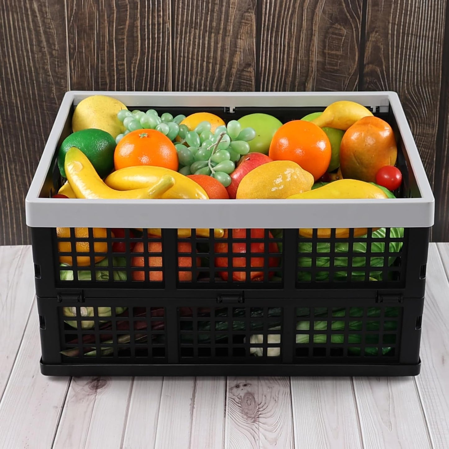 3 Pack Cajas Plegables Plástico 34qt