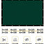 Malla privacidad valla 5x50ft resistente color verde