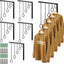 Estante pared ropa 5 anillos colgar 6 Uds