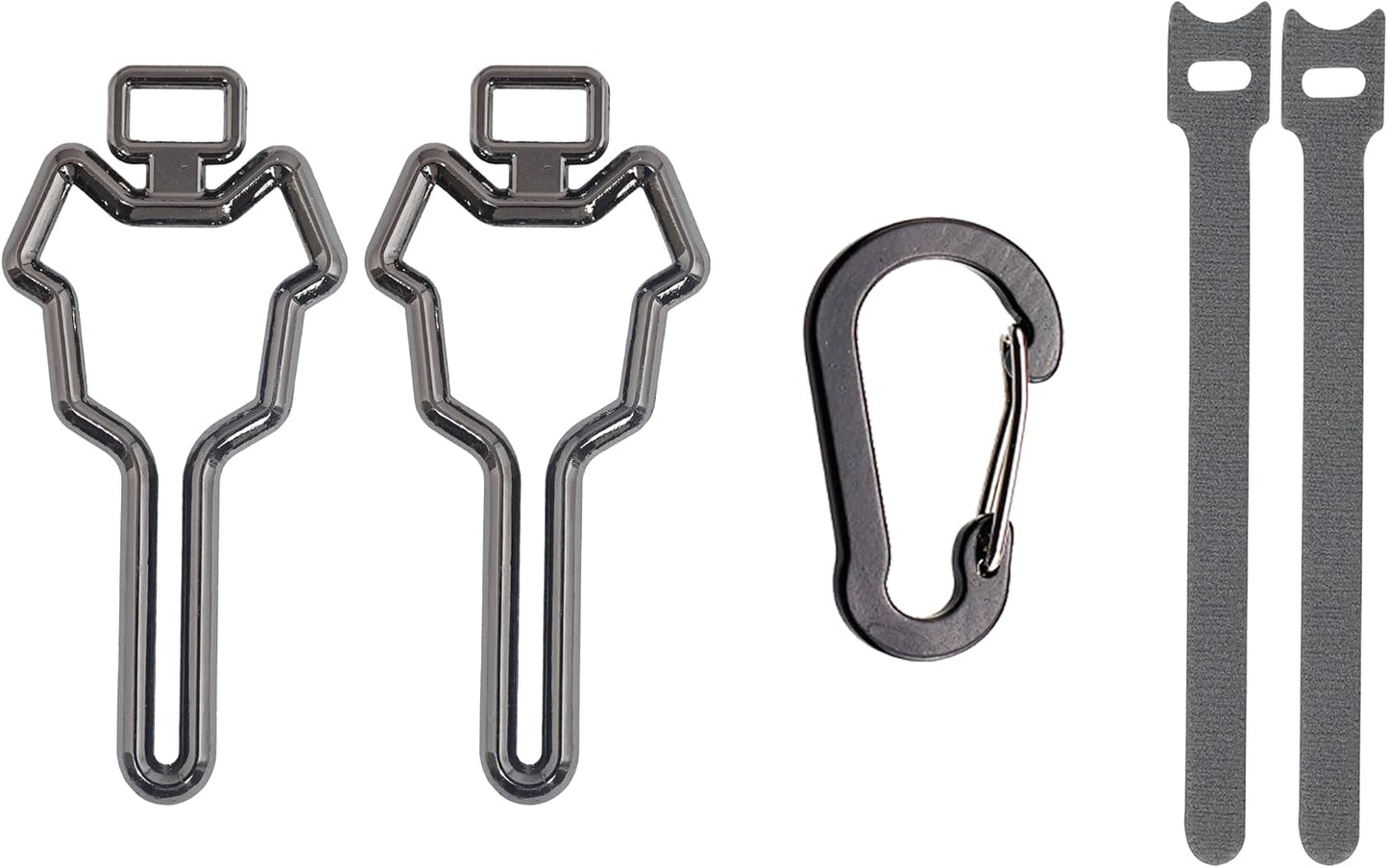 Soporte metal bolsas excrementos perro paquete 2 negro