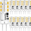 Bombilla LED G4 1.5W 12V base bi-pin luz candelabro blanco cálido