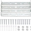 4 Pzas Soporte Lámpara Universal 5.1pulg Pared