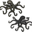 Ganchos pared soporte llave hierro bronce 2 pzas