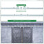 Kit pista caja exterior 24ft puerta corrediza granero