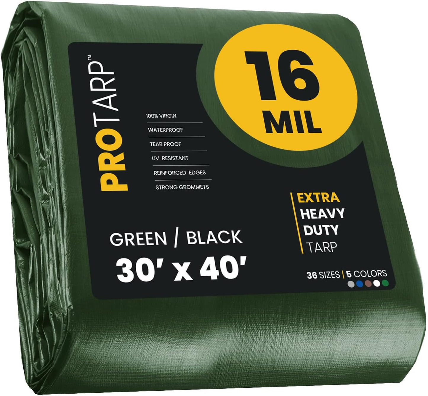 Lona polietileno 16mm impermeable UV resistente