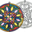 Paquete 12 a 8 pulg Sun Catcher acrílico circular