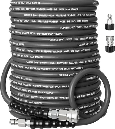 Manguera presión 3/8" 4800PSI alambre acero uso comercial