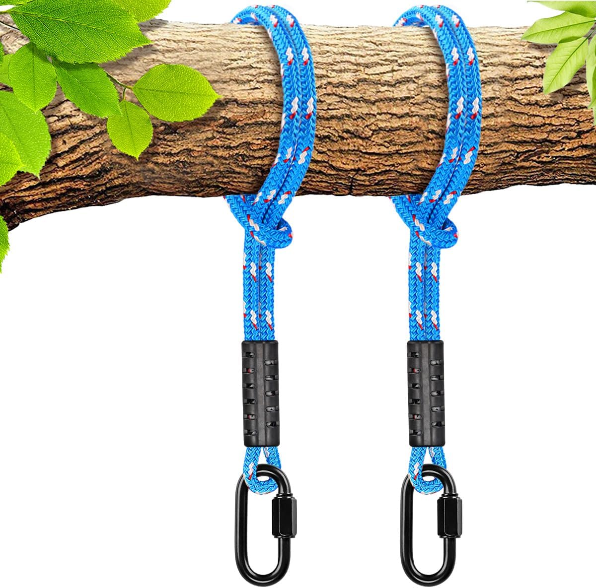 2 cuerdas columpio para árbol 2500lb 10pies