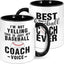Taza 11oz regalo entrenador béisbol