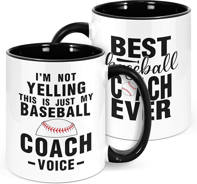 Taza 11oz regalo entrenador béisbol