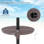 Mesa sombrilla 20" redonda madera sintética