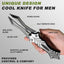 Cuchillo plegable doble hoja 8.7" EDC supervivencia