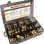 Kit 36 Pzas Accesorios Freno Aire DOT Latón 1/4 3/8 1/2