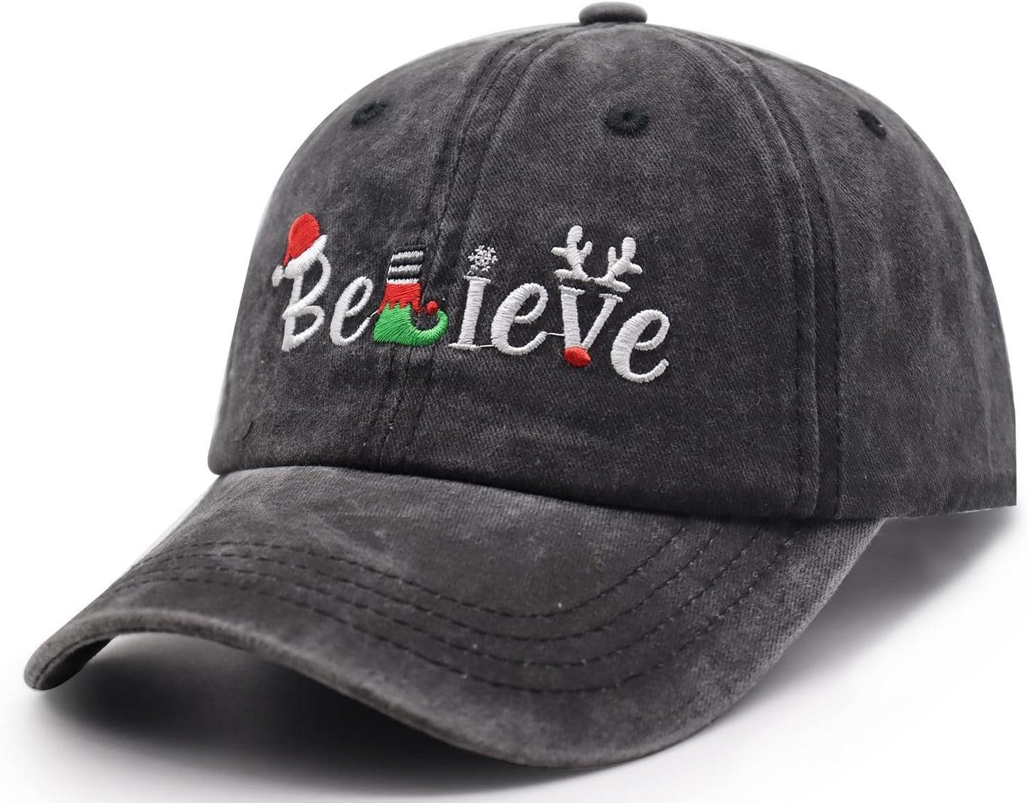 Sombrero Navidad algodón bordado para hombre mujer