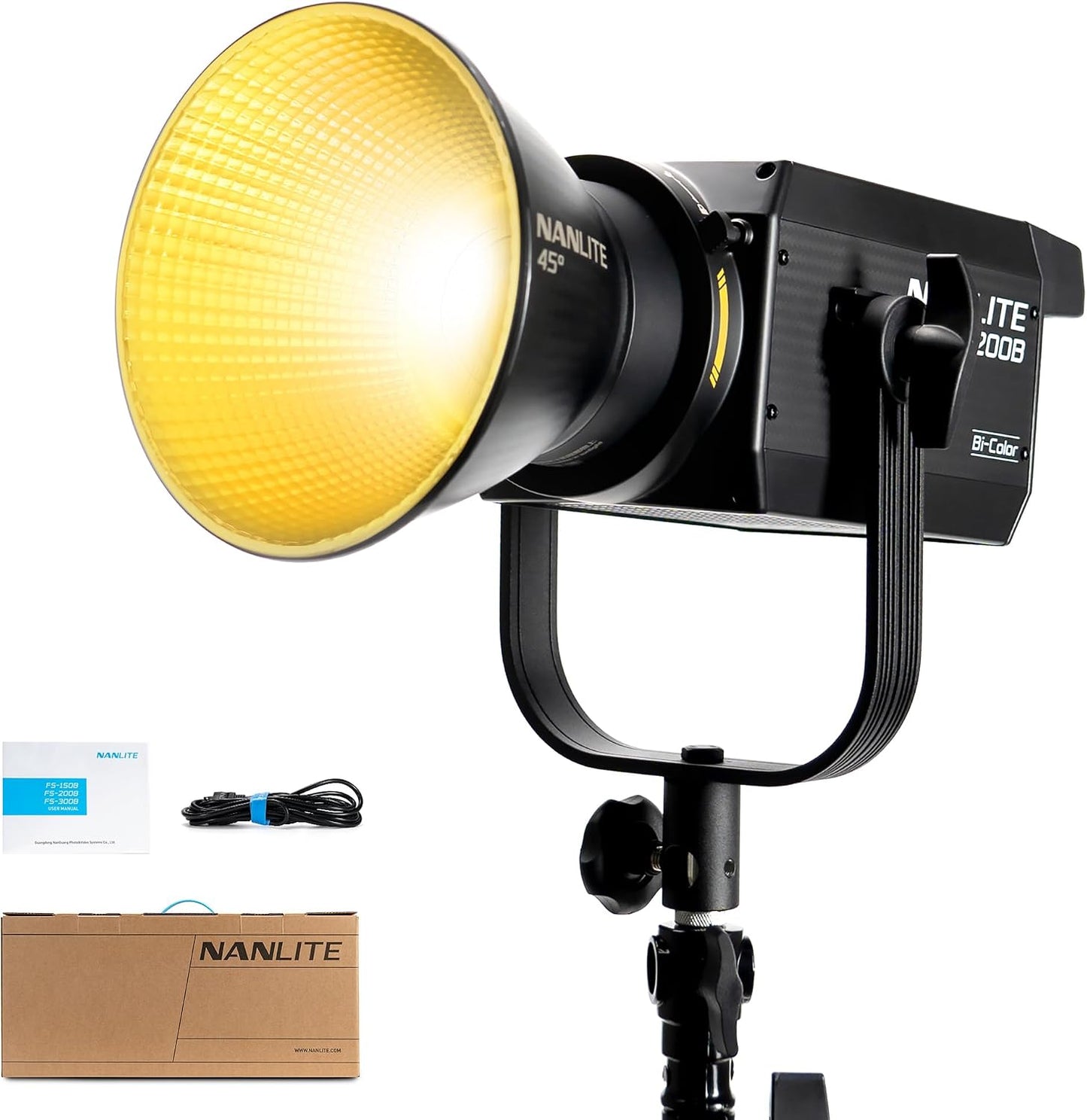 Luz video LED bicolor 220W 2700K-6500K montaje Bowens CRI alto