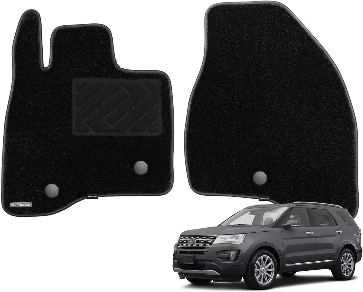 Alfombrillas suelo Ford Explorer 2015-19 0.6" impermeables