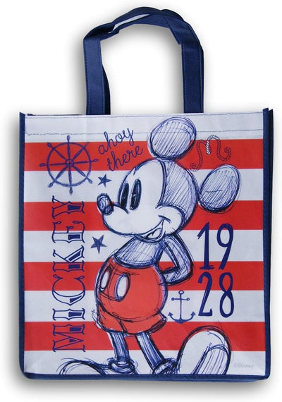 Bolsa reutiliz. diseño lápiz rayas 13x13"