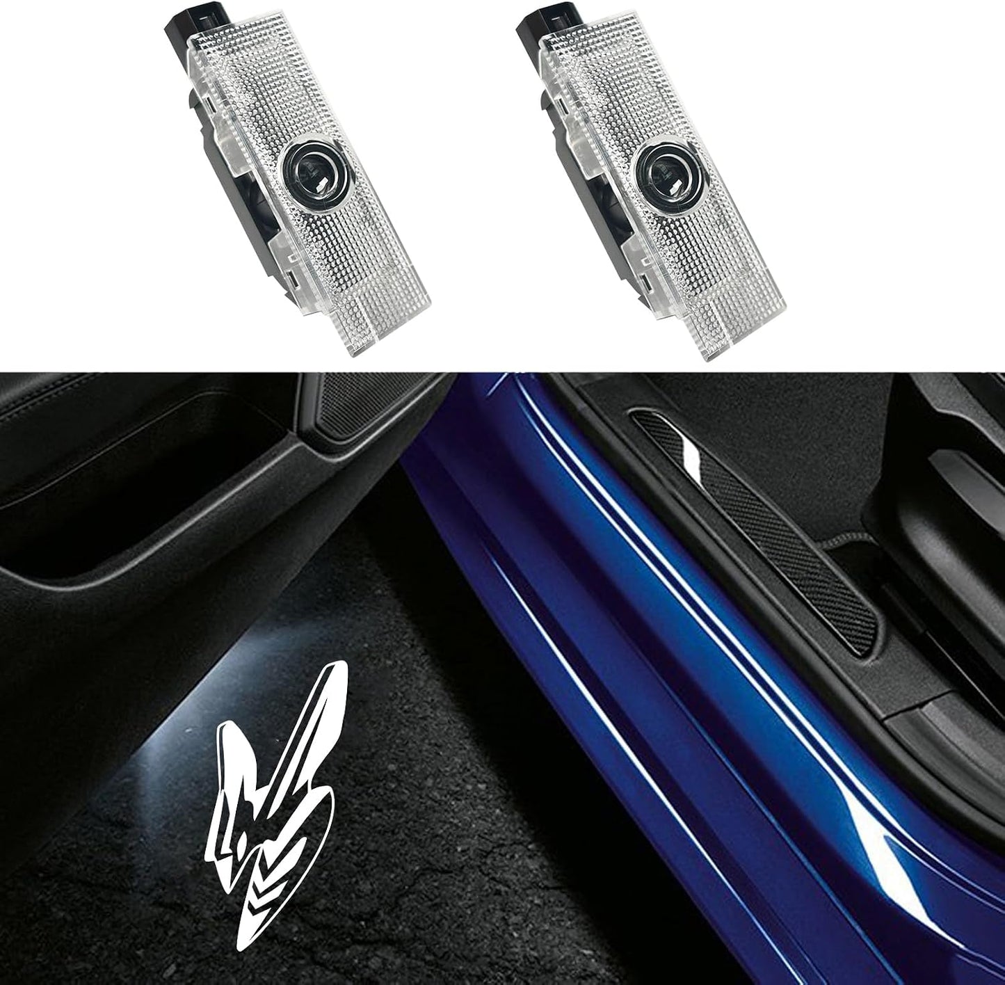 Proyector logotipo luces puerta comp Dodge Hornet
