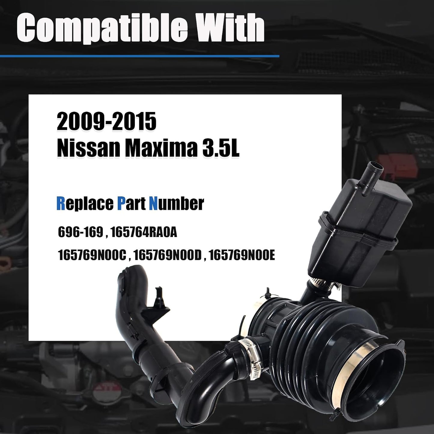 Manguera aire motor comp. Nissan Maxima 2009-RA0A