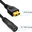 Adaptador XT60 a CC 0.315pulg 14AWG para estación energía