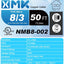 Cable NM-B 8/3 50 ft 3 conductores cobre forro no metálico